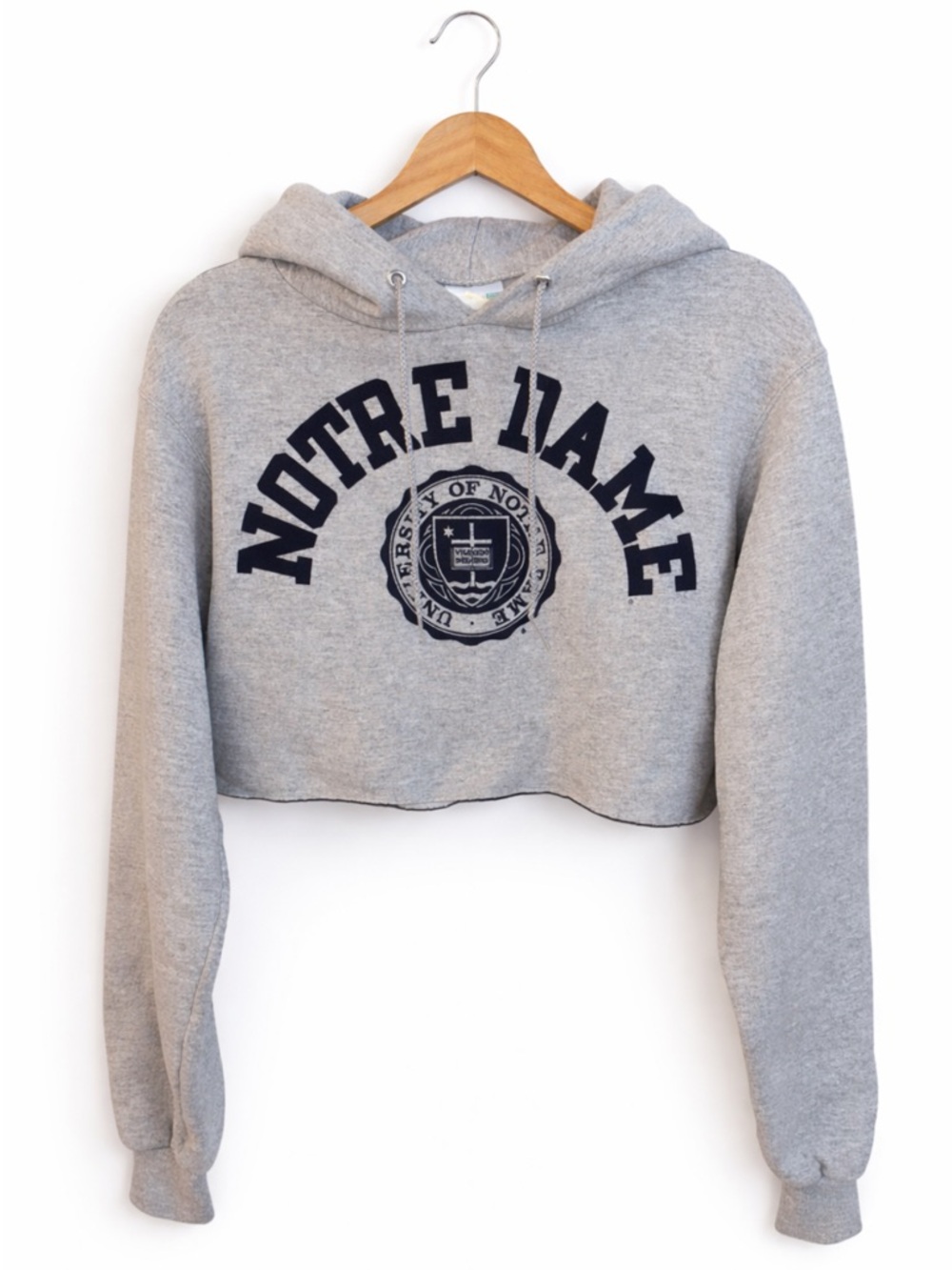 Cropped Notre Dame Hoodie